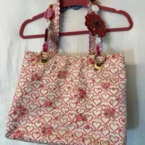 Gorgeous Shizue Hearts & Flowers Handbag